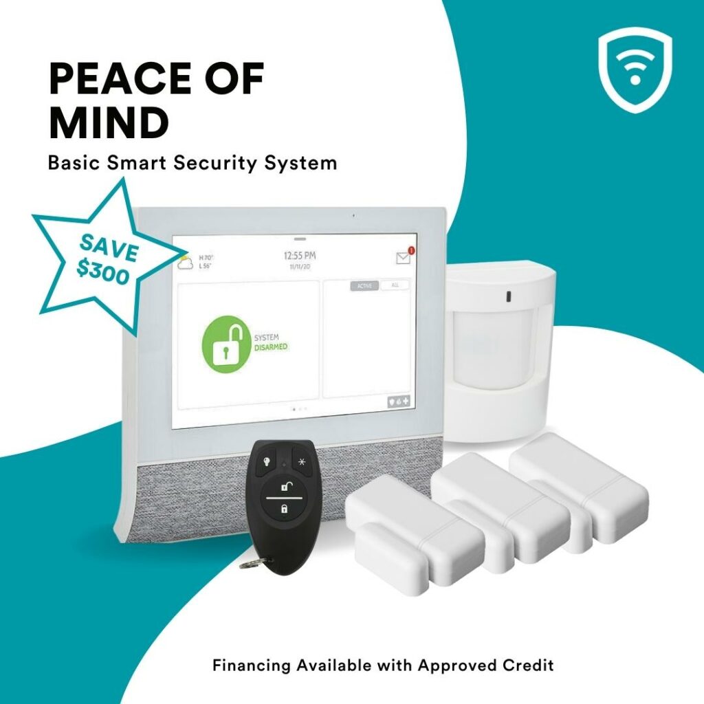 Peace of Mind Basic Smart Security System Includes:
